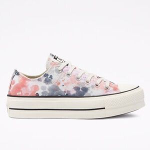 Converse Chuck Taylor Allstar Women’s 10 Platform Sneaker Washed Florals